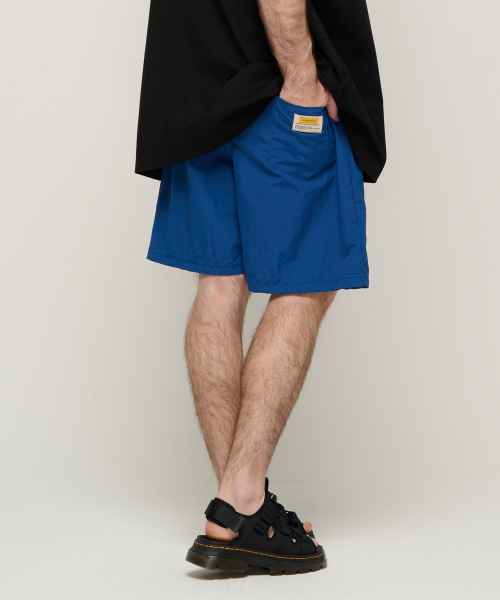 CARGOBROS（カーゴブロス）の「ポイントラベルロゴワッシャーショートパンツ（ブルー）（その他パンツ・メンズ・その他・L/XL）」の4枚目の写真