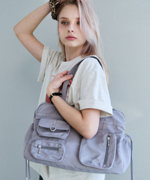 BITTER CELLS（ビターセルズ）の「キャリーカーゴバッグ-グレー（ショルダーバッグ）」