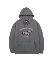 OHP x HARMONIA ダックスフント 裏起毛 フードパーカー
