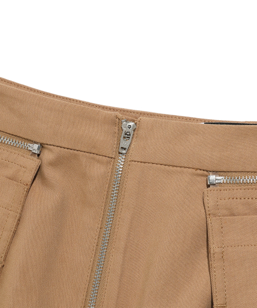 NICE GHOST CLUB(ナイスゴーストクラブ)の「FFATS PLEATS BELT POCKET SKIRT_BEIGE(NG2FSUPA91A)(スカート・レディース・その他・S/M)」の4枚目の写真