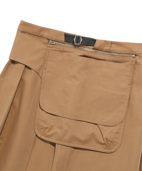 NICE GHOST CLUB(ナイスゴーストクラブ)の「FFATS PLEATS BELT POCKET SKIRT_BEIGE(NG2FSUPA91A)(スカート・レディース・その他・S/M)」の6枚目の写真