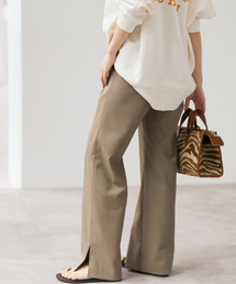 Spick & Span | スリットイージーパンツ(その他パンツ)