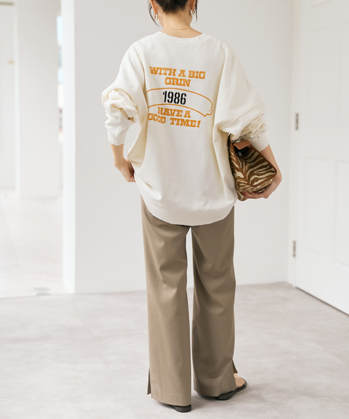 Spick & Span（スピックアンドスパン）の「スリットイージーパンツ（その他パンツ・レディース・ブラック系その他/ベージュ/ブラウン・40/38/36）」の17枚目の写真