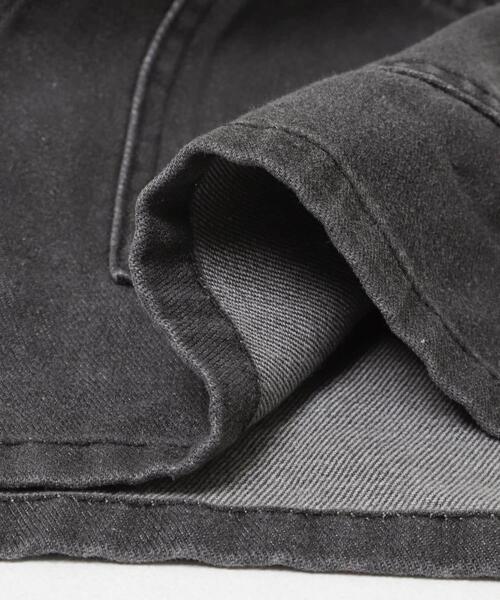 ITEMS URBANRESEARCH（アイテムズ アーバンリサーチ）の「デニムオーバーノーカラージャケット（デニムジャケット・レディース・ブラック/グレー/ブルー・FREE）」の20枚目の写真