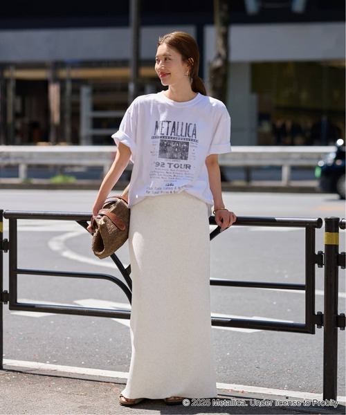 FRAMeWORK（フレームワーク）の「≪追加≫ワッフルストレートスカート（スカート・レディース・ピンク/ライトグレー/ネイビー・38/36）」の4枚目の写真