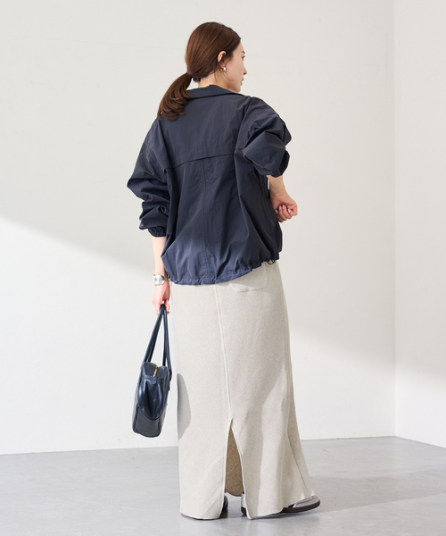 FRAMeWORK（フレームワーク）の「≪追加≫ワッフルストレートスカート（スカート・レディース・ピンク/ライトグレー/ネイビー・38/36）」の17枚目の写真