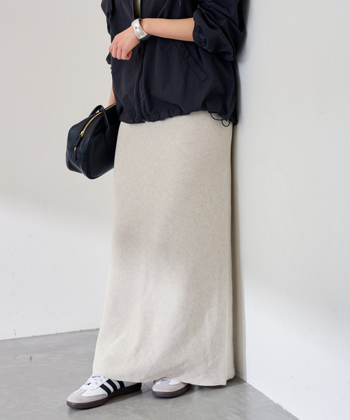 FRAMeWORK（フレームワーク）の「≪追加≫ワッフルストレートスカート（スカート・レディース・ピンク/ライトグレー/ネイビー・38/36）」の20枚目の写真