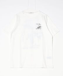 オーバーダイコットンジャージーTシャツ