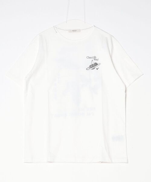 REPLAY(リプレイ)の「オーバーダイコットンジャージーTシャツ(Tシャツ/カットソー・レディース・ライトピンク/ホワイト・MEDIUM/SMALL/X-SMALL)」の2枚目の写真