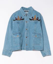 チャイハネ（チャイハネ）の「【チャイハネ】デニム刺繍MEN'Sジャケット（デニムジャケット）」