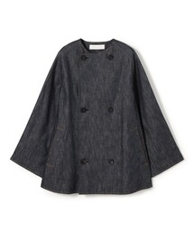 GALERIE VIE | 【WEB先行予約】ステイブルーデニム カラーレストレンチコート(ノーカラーコート)