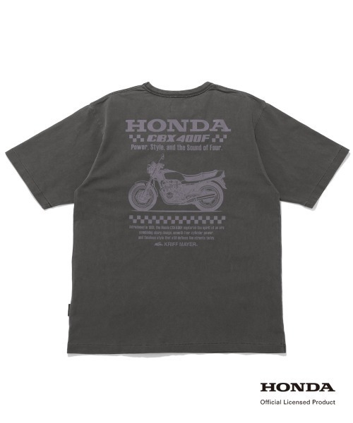 KRIFF MAYER(クリフメイヤー)の「HONDAコラボT(CBX400F)(Tシャツ/カットソー・メンズ・チャコール/ブルー/ナチュラル/グリーン/レッド・LARGE/MEDIUM/X-LARGE)」の2枚目の写真