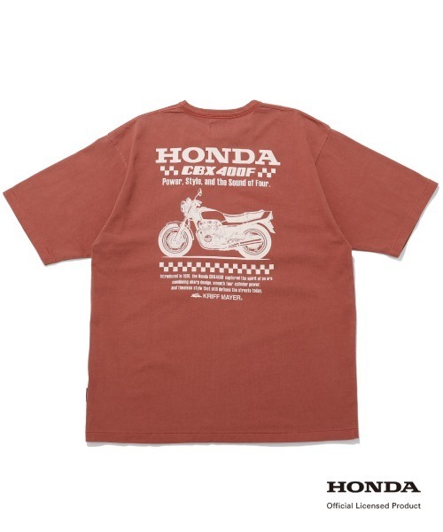 KRIFF MAYER(クリフメイヤー)の「HONDAコラボT(CBX400F)(Tシャツ/カットソー・メンズ・チャコール/ブルー/ナチュラル/グリーン/レッド・LARGE/MEDIUM/X-LARGE)」の9枚目の写真