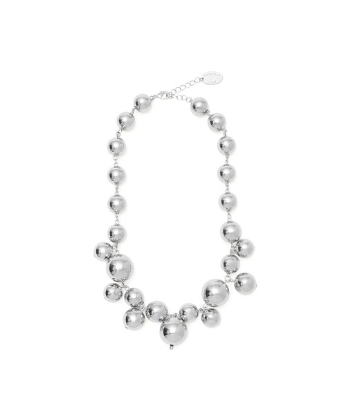 ROSE BUD(ローズバッド)の「LARGE BALL NECKLACE(ネックレス・レディース・シルバー・ONE SIZE)」の7枚目の写真