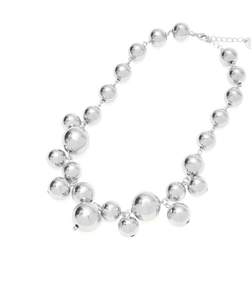 ROSE BUD(ローズバッド)の「LARGE BALL NECKLACE(ネックレス・レディース・シルバー・ONE SIZE)」の6枚目の写真