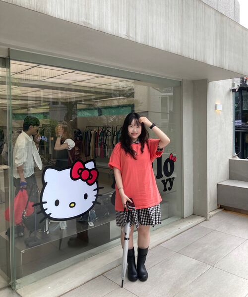 MONGDOL(モンドル)の「バックルストラップレインブーツミドル MDAC023_4 Colors(レインシューズ・レディース・ベージュ/ブラック/カーキ/ホワイト・24cm/25cm/23cm)」の5枚目の写真