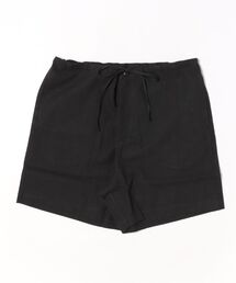 【alvana】LINEN EASY SHORTS / ブラック [A4S-F003]