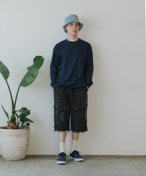HANES(ヘインズ)の「Hanes BEEFY L/S T-SHIRT / H5186 秋服 冬服(Tシャツ/カットソー・メンズ・ブラック/ホワイト/ネイビー・S/M/L)」の19枚目の写真