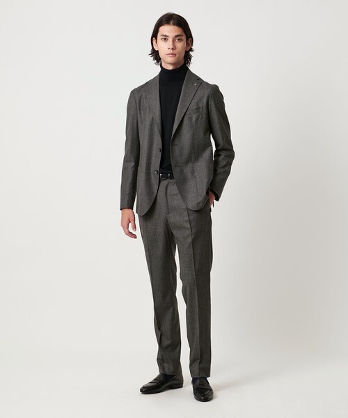 TAGLIATORE（タリアトーレ）の「＜TAGLIATORE＞サキソニー ソリッド シングル 2ボタン テーラードジャケット（テーラードジャケット・メンズ・ダークグレー・48）」の3枚目の写真