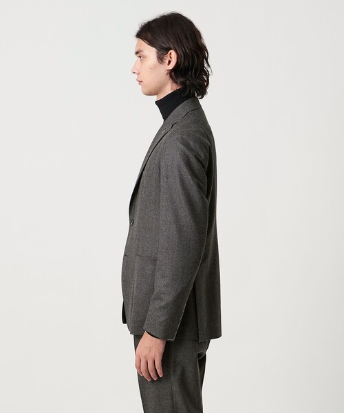 TAGLIATORE（タリアトーレ）の「＜TAGLIATORE＞サキソニー ソリッド シングル 2ボタン テーラードジャケット（テーラードジャケット・メンズ・ダークグレー・48）」の5枚目の写真