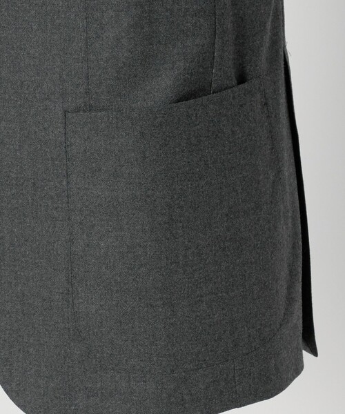 TAGLIATORE（タリアトーレ）の「＜TAGLIATORE＞サキソニー ソリッド シングル 2ボタン テーラードジャケット（テーラードジャケット・メンズ・ダークグレー・48）」の12枚目の写真