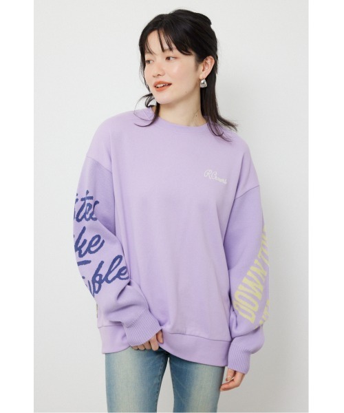 RODEO CROWNS WIDE BOWL - ロデオクラウンズワイドボウル チャンピオン　スウェット　トレーナー　パープル RODEO CROWNS WIDE BOWL｜ロデオクラウンズワイドボウルのスウェット