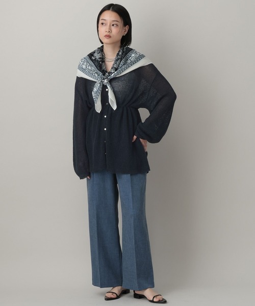 A part by（アパートバイ）の「シルクコンスカーフ／アソート（バンダナ/スカーフ・レディース・グリーン系その他5/ベージュ/ネイビー・FREE）」の20枚目の写真