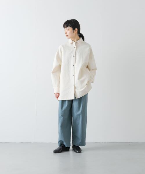 かぐれ（カグレ）の「コットンドビージャケット（その他アウター・レディース・チャコールグレー/アイボリー・FREE）」の22枚目の写真