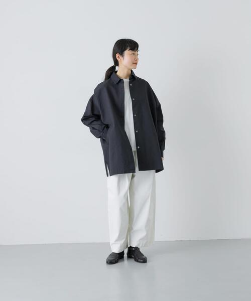 かぐれ（カグレ）の「コットンドビージャケット（その他アウター・レディース・チャコールグレー/アイボリー・FREE）」の13枚目の写真