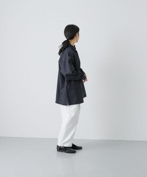 かぐれ（カグレ）の「コットンドビージャケット（その他アウター・レディース・チャコールグレー/アイボリー・FREE）」の15枚目の写真