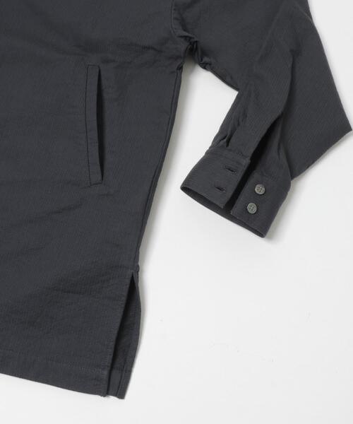 かぐれ（カグレ）の「コットンドビージャケット（その他アウター・レディース・チャコールグレー/アイボリー・FREE）」の5枚目の写真