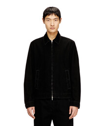 DIESEL | メンズ ブラックコーデュロイジャケット D-ROHE(デニムジャケット)
