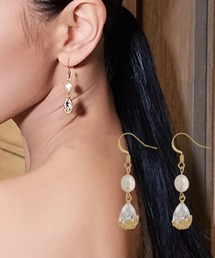 Coo+i（クーイ）の「淡水パールデザインフックピアス（ピアス（両耳用））」