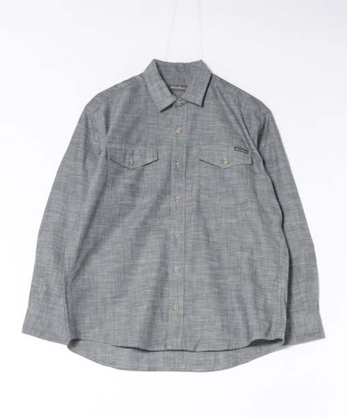 Eddie Bauer（エディーバウアー）の「アドベンチャラー シャンブレー 長袖シャツ（シャツ/ブラウス・メンズ・ベージュ/ダークネイビー/グレイッシュブルー・M/S/XXL/XL/L）」の17枚目の写真