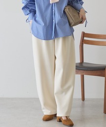 AMERICAN HOLIC | フロントタックポンチカーブパンツ(スウェットパンツ)