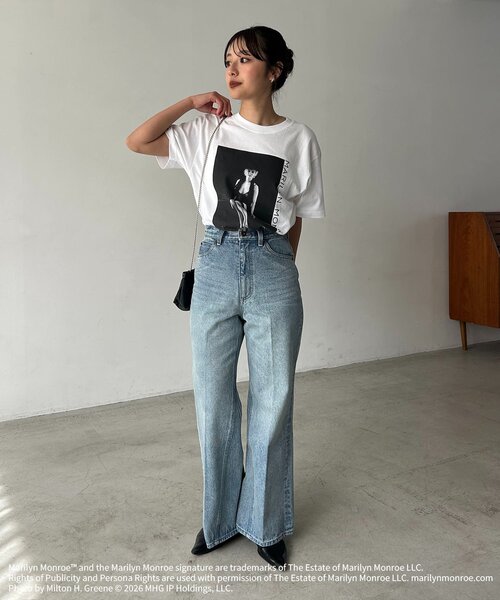 GOOD ROCK SPEED(グッドロックスピード)の「〈GOOD ROCK SPEED〉Marilyn Monroe Tシャツ②(Tシャツ/カットソー・レディース・ホワイト・FREE)」の4枚目の写真