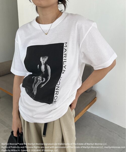 GOOD ROCK SPEED(グッドロックスピード)の「〈GOOD ROCK SPEED〉Marilyn Monroe Tシャツ②(Tシャツ/カットソー・レディース・ホワイト・FREE)」の12枚目の写真