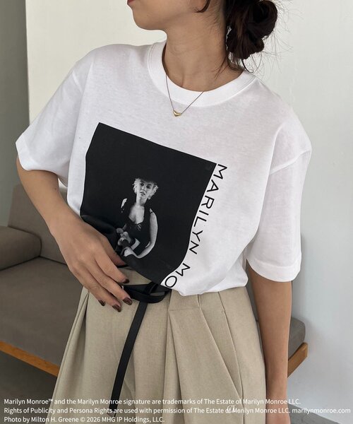 GOOD ROCK SPEED(グッドロックスピード)の「〈GOOD ROCK SPEED〉Marilyn Monroe Tシャツ②(Tシャツ/カットソー・レディース・ホワイト・FREE)」の14枚目の写真