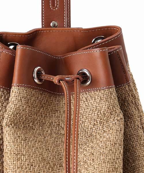 FRAMeWORK(フレームワーク)の「A VACATION/アヴァケーション 別注POOLバッグ(バックパック/リュック・レディース・ベージュ/ブラウン・FREE)」の10枚目の写真