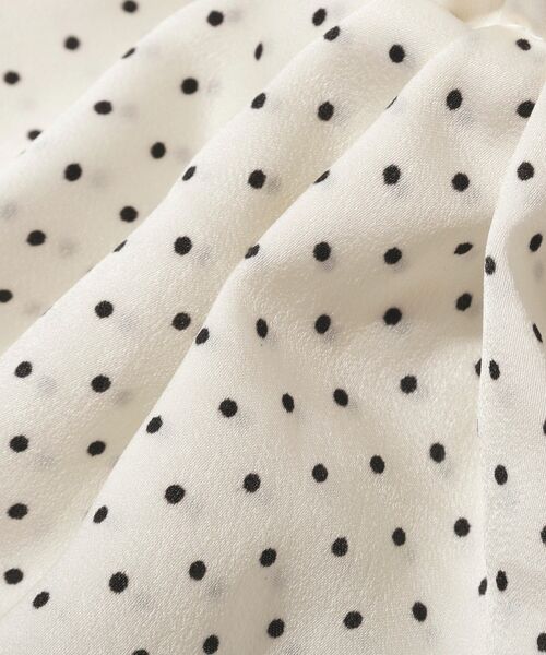 earth music&ecology（アースミュージックアンドエコロジー）の「ドット2段フリルバンス（その他ヘアアクセサリー・レディース・ブラック/アイボリー・FREE）」の11枚目の写真