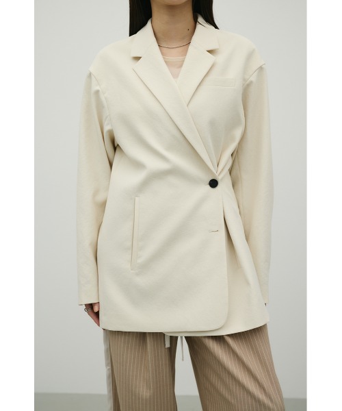 STYLEMIXER(スタイルミキサー)の「ハイラインテーラードジャケット(テーラードジャケット・レディース・アイボリー/ブラック/ライトカーキ・SMALL/MEDIUM)」の7枚目の写真