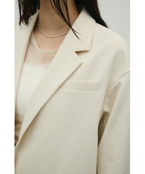 STYLEMIXER(スタイルミキサー)の「ハイラインテーラードジャケット(テーラードジャケット・レディース・アイボリー/ブラック/ライトカーキ・SMALL/MEDIUM)」の8枚目の写真