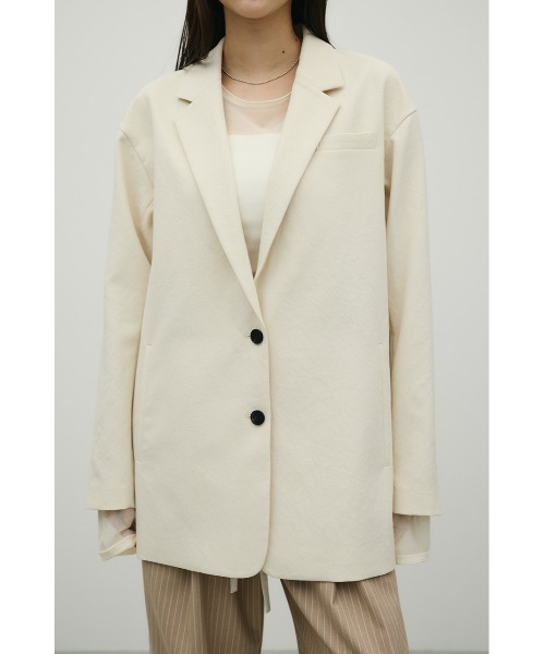 STYLEMIXER(スタイルミキサー)の「ハイラインテーラードジャケット(テーラードジャケット・レディース・アイボリー/ブラック/ライトカーキ・SMALL/MEDIUM)」の6枚目の写真