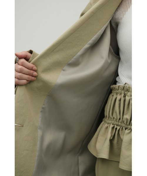 STYLEMIXER(スタイルミキサー)の「ハイラインテーラードジャケット(テーラードジャケット・レディース・アイボリー/ブラック/ライトカーキ・SMALL/MEDIUM)」の4枚目の写真