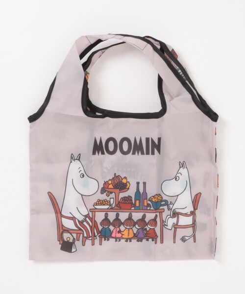 MOOMIN(ムーミン)の「【 MOOMIN 】 ミニくるくるショッピングバッグA 26S2(エコバッグ/サブバッグ・レディース・グレー/チャコールグレー/ブラウン・FREE)」の3枚目の写真