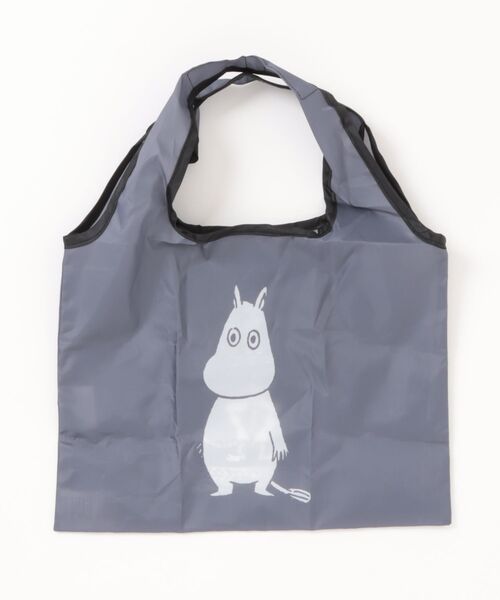 MOOMIN(ムーミン)の「【 MOOMIN 】 ミニくるくるショッピングバッグA 26S2(エコバッグ/サブバッグ・レディース・グレー/チャコールグレー/ブラウン・FREE)」の2枚目の写真
