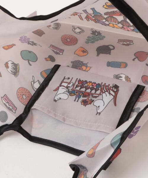 MOOMIN(ムーミン)の「【 MOOMIN 】 ミニくるくるショッピングバッグA 26S2(エコバッグ/サブバッグ・レディース・グレー/チャコールグレー/ブラウン・FREE)」の4枚目の写真