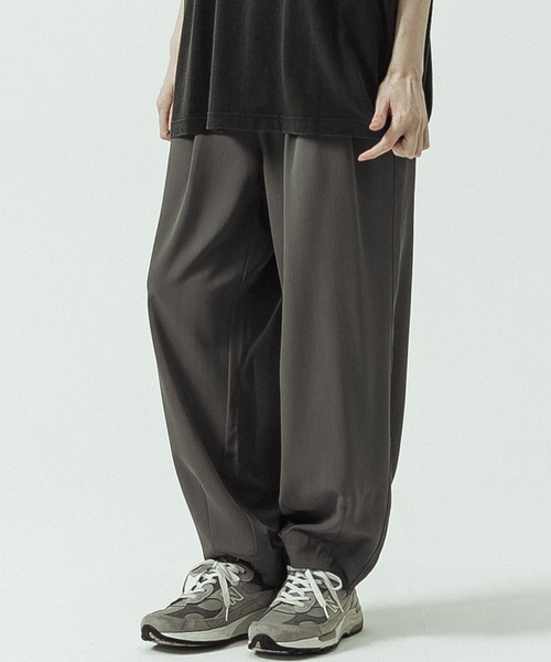 SLICK/スリック】Toro Stretch Two Tuck Balloon Pants/トロストレッチ