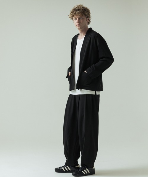 SLICK(スリック)の「【SLICK/スリック】Toro Stretch Two Tuck Balloon Pants/トロストレッチツータックバルーンパンツ(スラックス・メンズ・グレイッシュベージュ/ブラック/チャコールグレー・3/2/1)」の16枚目の写真