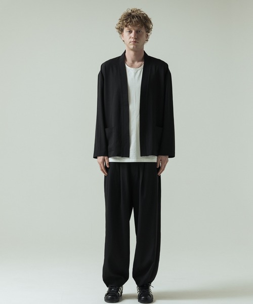 SLICK(スリック)の「【SLICK/スリック】Toro Stretch Two Tuck Balloon Pants/トロストレッチツータックバルーンパンツ(スラックス・メンズ・グレイッシュベージュ/ブラック/チャコールグレー・3/2/1)」の21枚目の写真